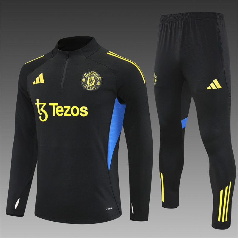 Manchester United 2025/26 Tracksuit Black