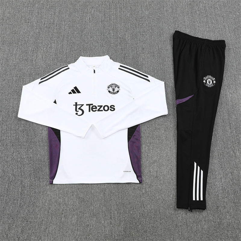 Manchester United 2025/26 Tracksuit White